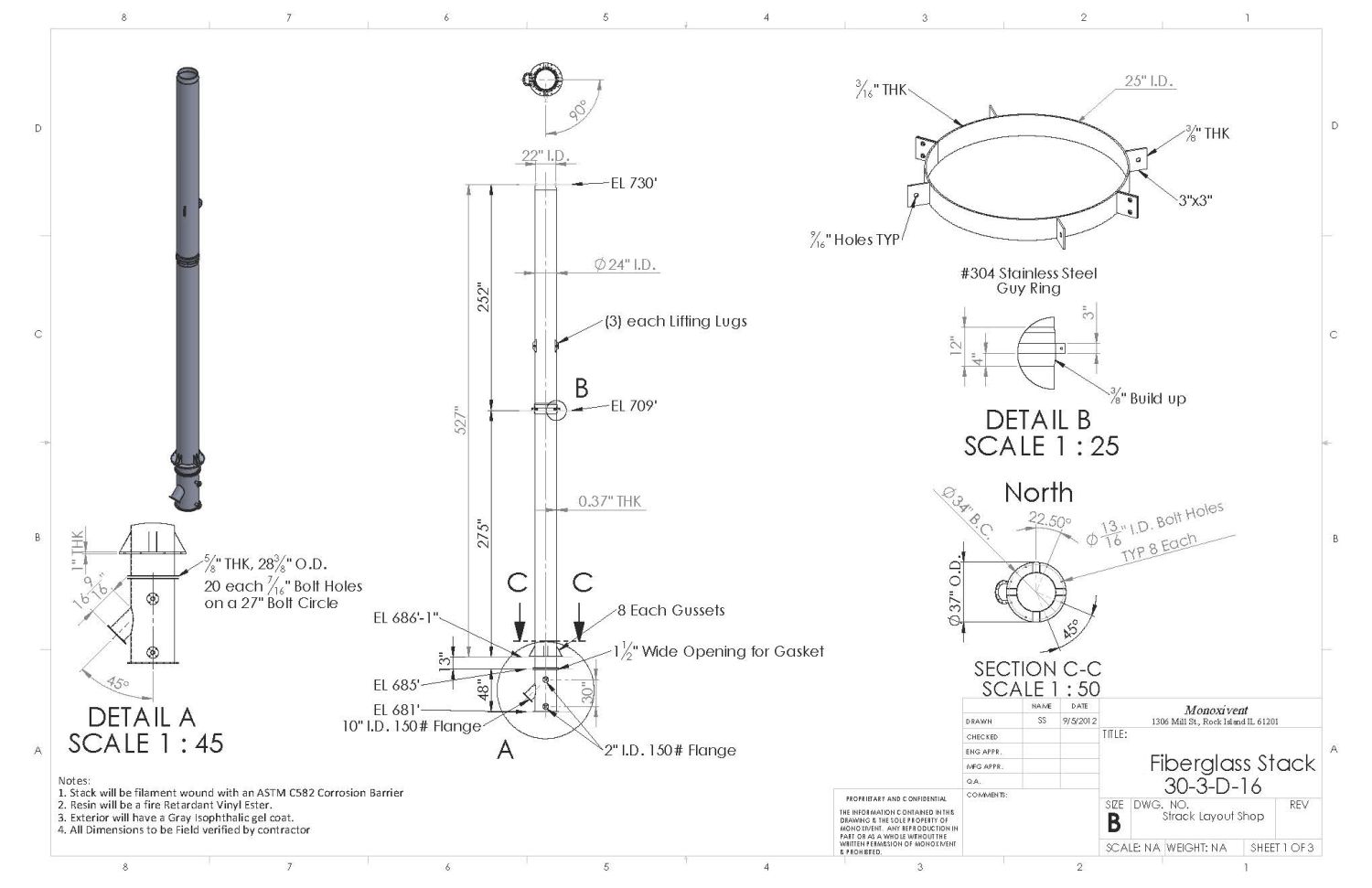 Engineered Stacks › Technical Drawings For Engineered Stacks