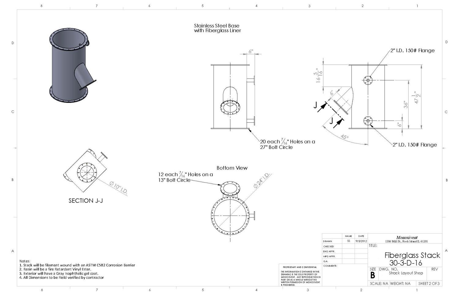 Technical Drawings For Engineered Stacks